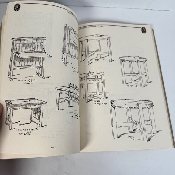 The Mission Furniture of L & J.G. Stickley 1989 Revised Edition Catalog Book - Picture 8 of 12